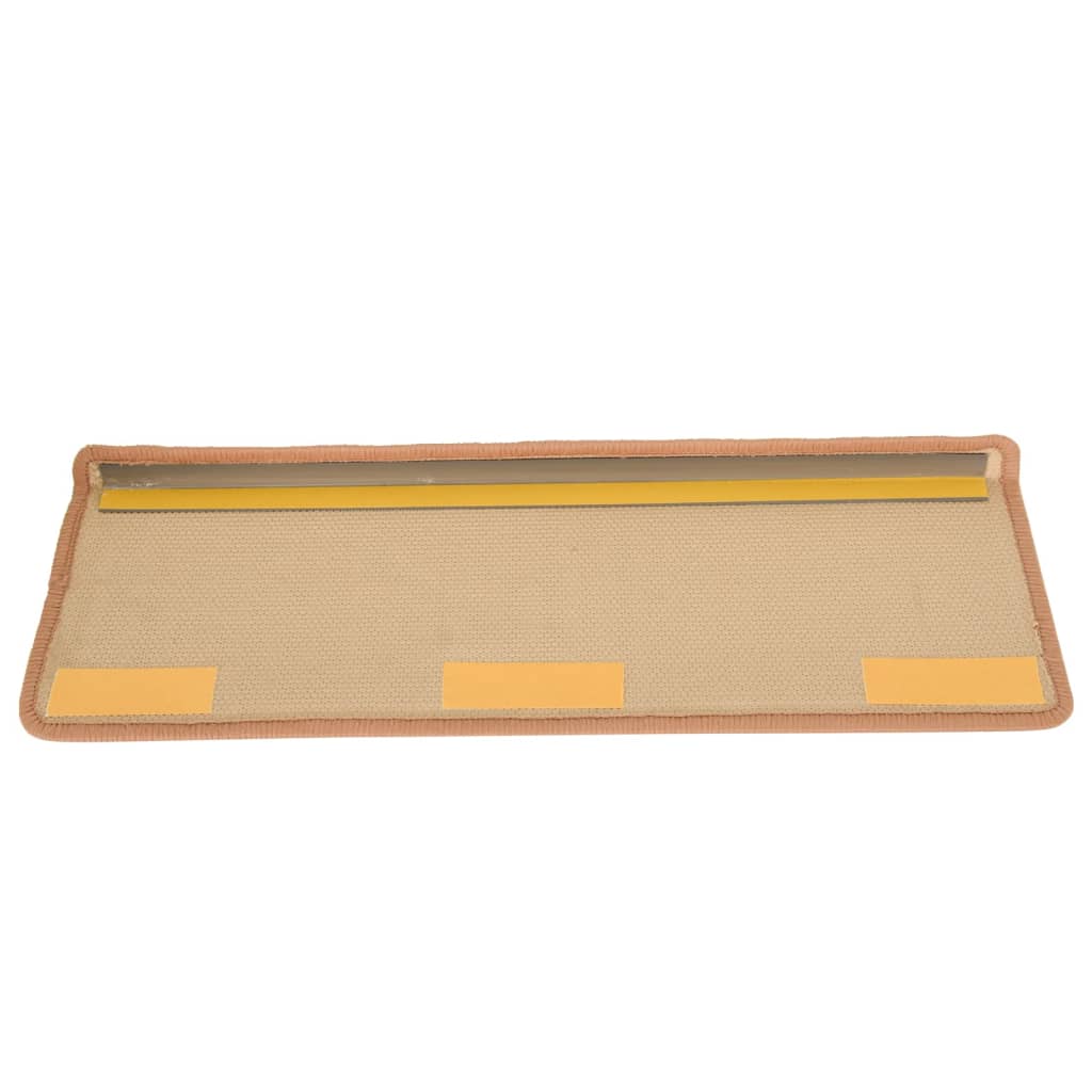 Itsekiinnittyvät porrasmatot 15 kpl 65x25 cm beige - Sisustajankoti.fi