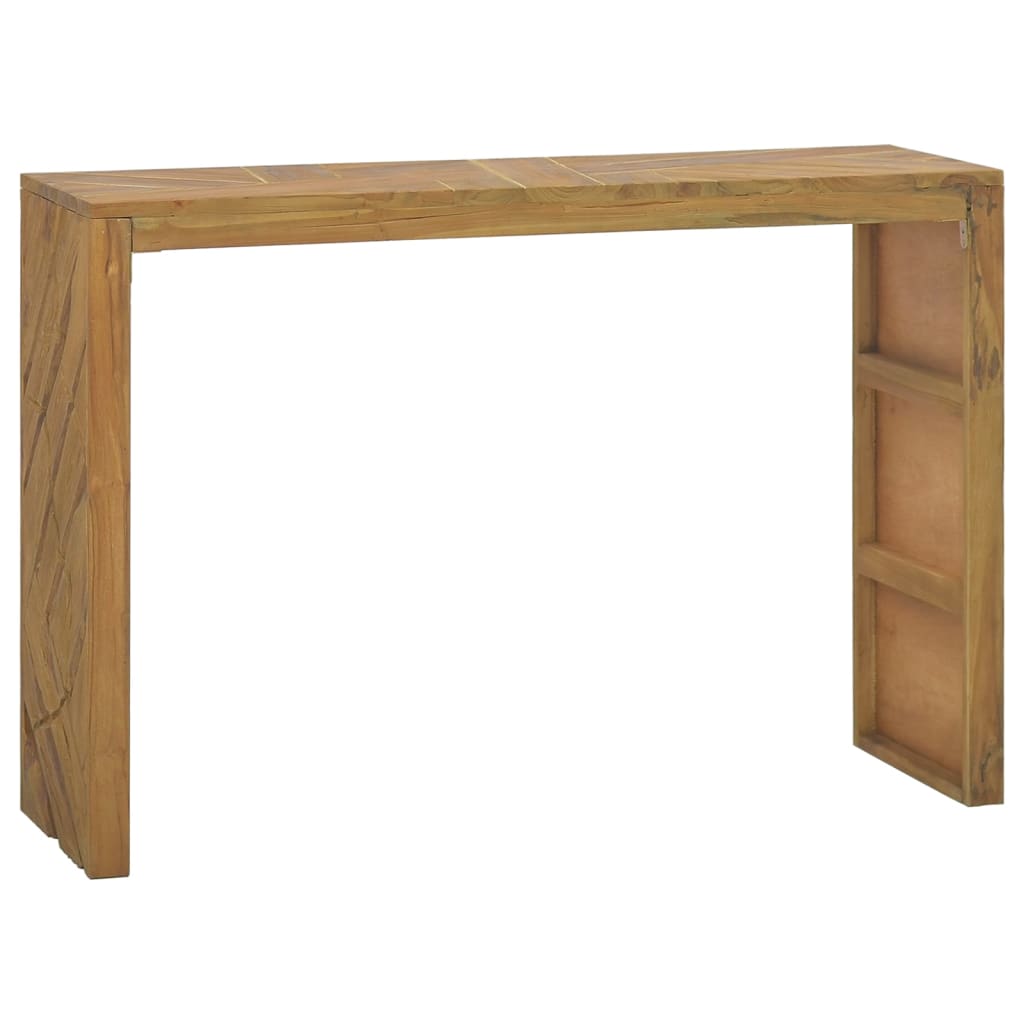 Konsolipöytä 110x35x75 cm täysi tiikki - Sisustajankoti.fi