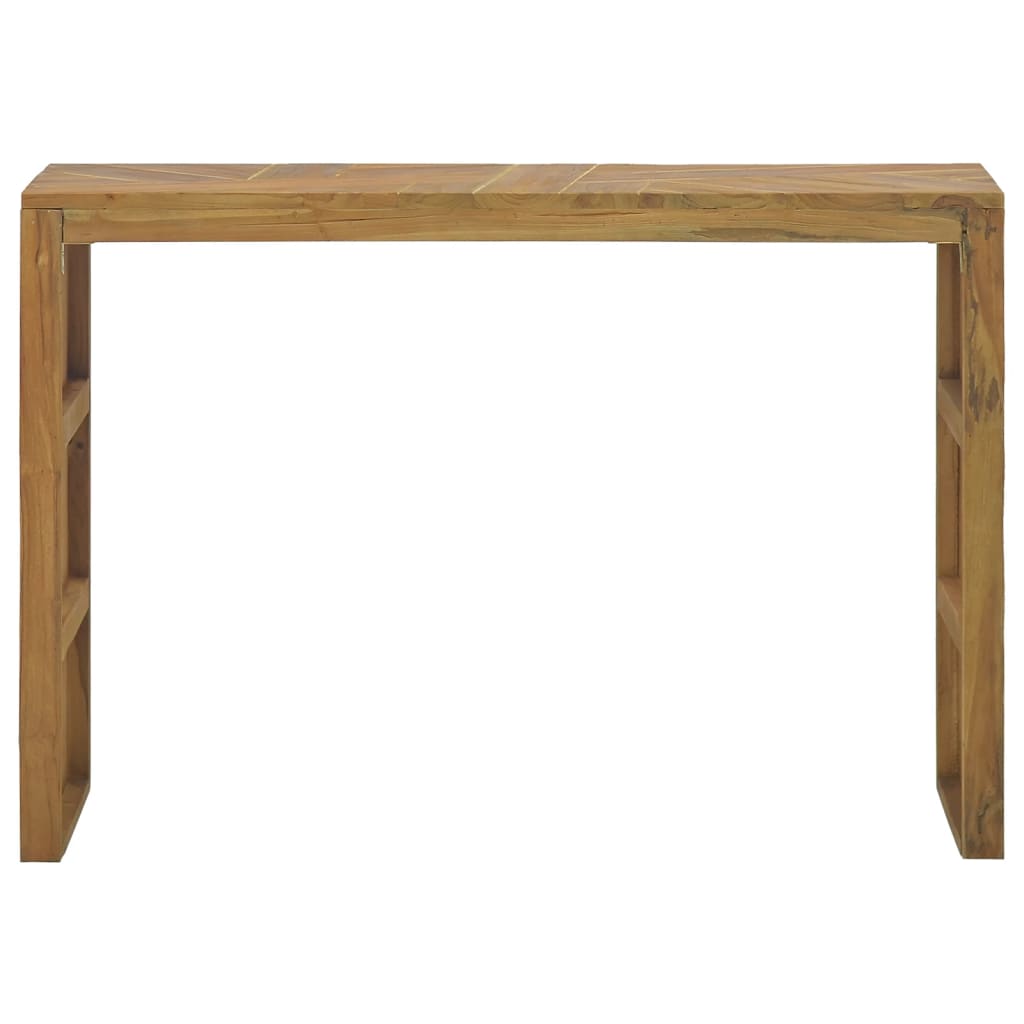 Konsolipöytä 110x35x75 cm täysi tiikki - Sisustajankoti.fi
