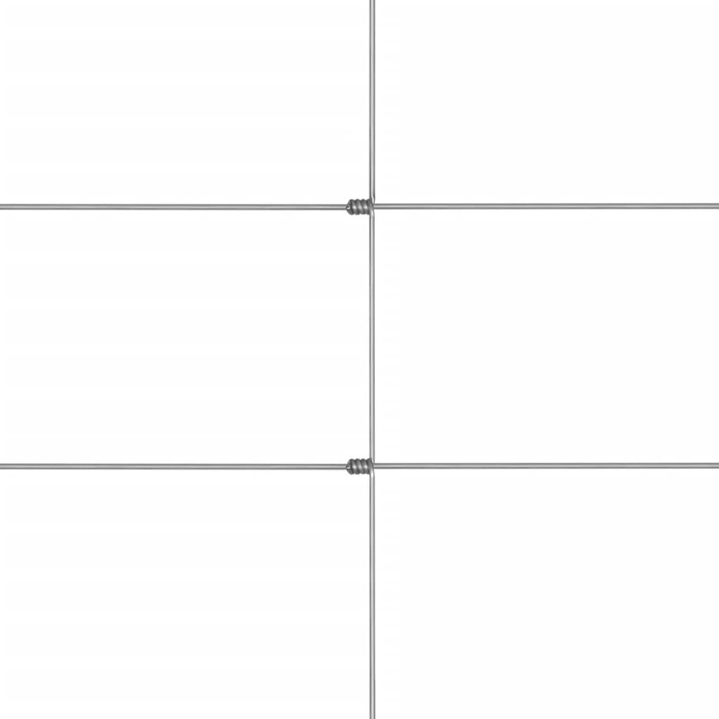 Puutarha-aita galvanoitu teräs 50x1,5 m hopea - Sisustajankoti.fi