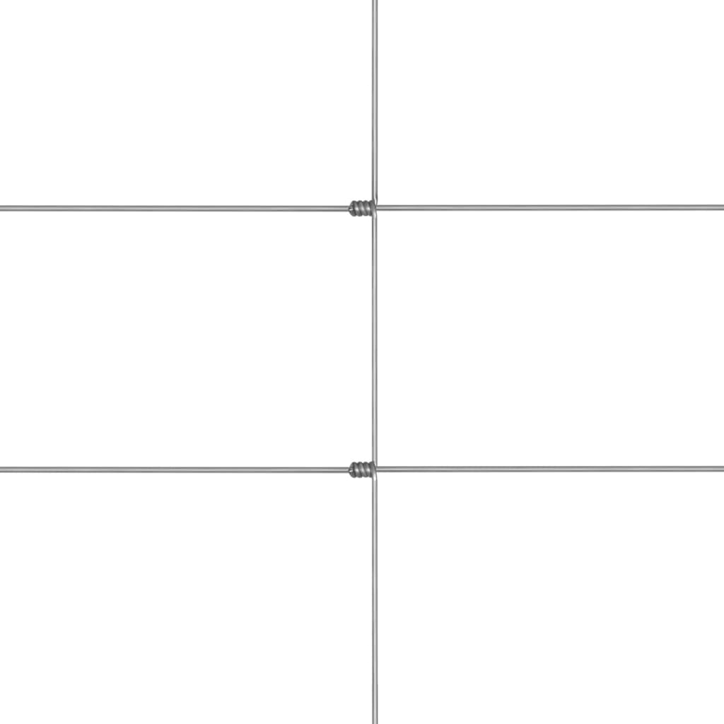 Puutarha-aita galvanoitu teräs 50x1,25 m hopea - Sisustajankoti.fi
