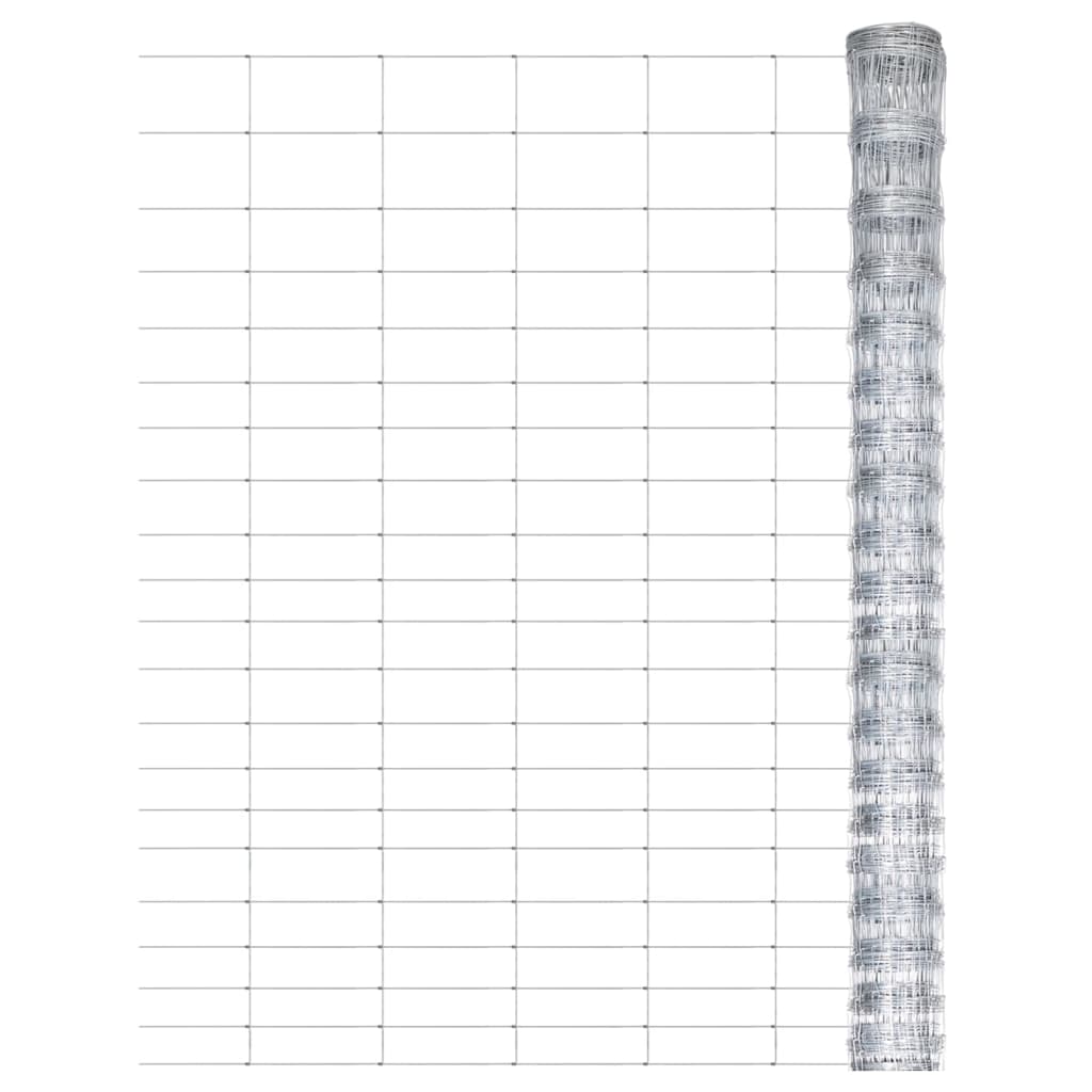 Puutarha-aita galvanoitu teräs 50x1,25 m hopea - Sisustajankoti.fi