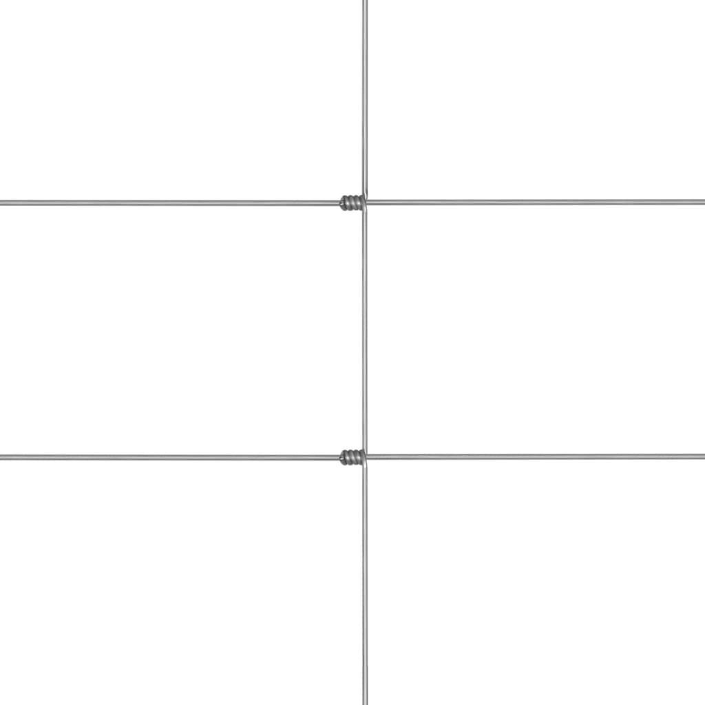 Puutarha-aita galvanoitu teräs 50x1,25 m hopea - Sisustajankoti.fi