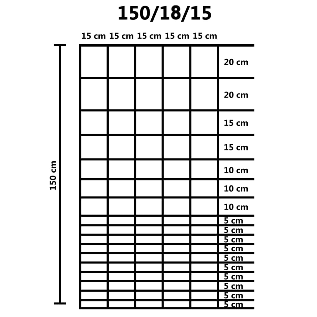 Puutarha-aita galvanoitu teräs 50x1,5 m hopea - Sisustajankoti.fi