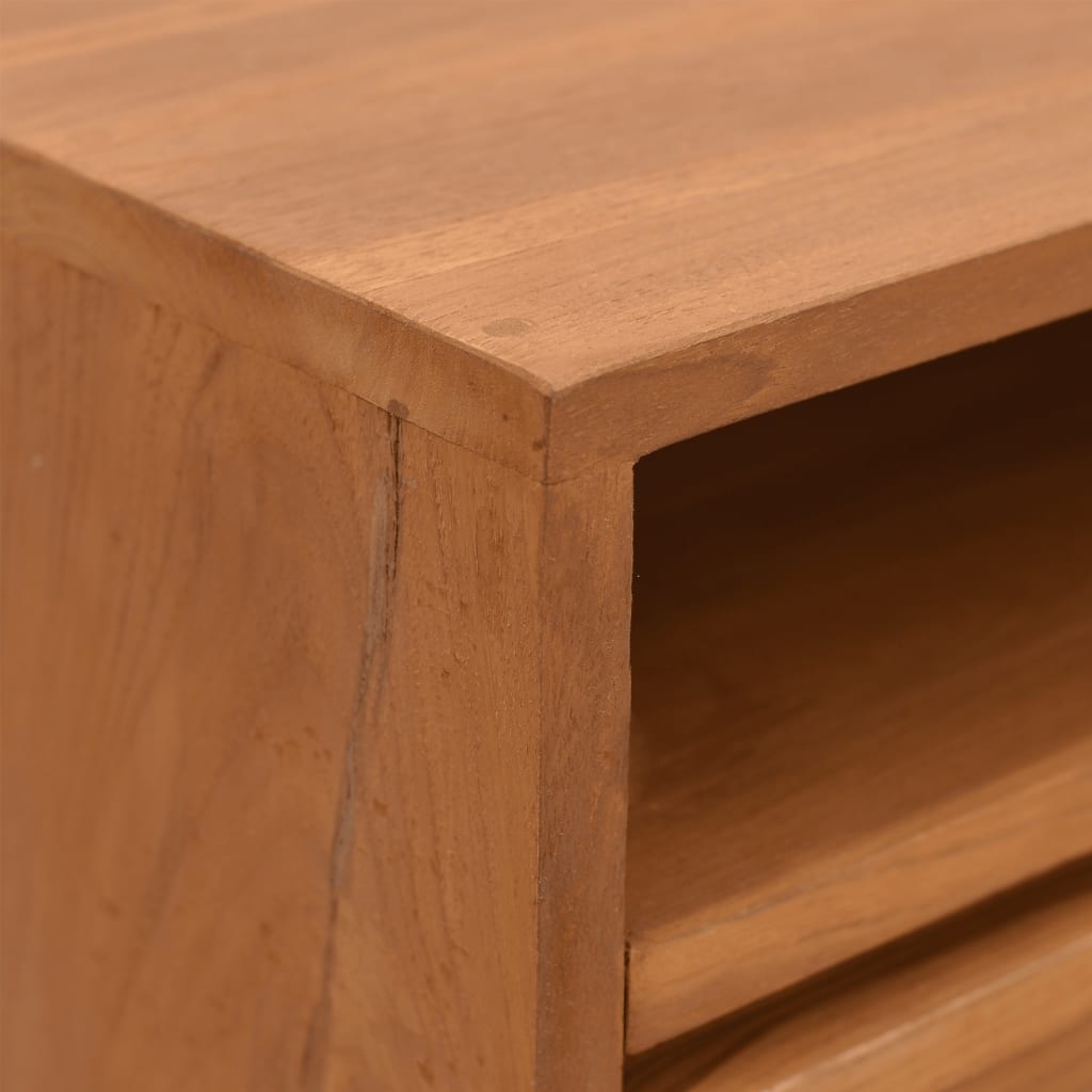 Konsolipöytä 110x30x79 cm täysi tiikki - Sisustajankoti.fi