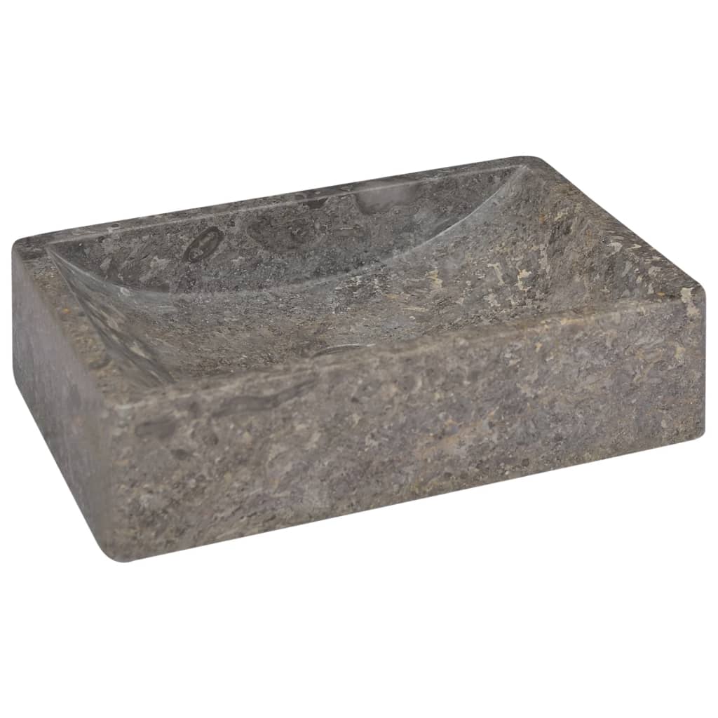 Pesuallas harmaa 45x30x12 cm marmori - Sisustajankoti.fi