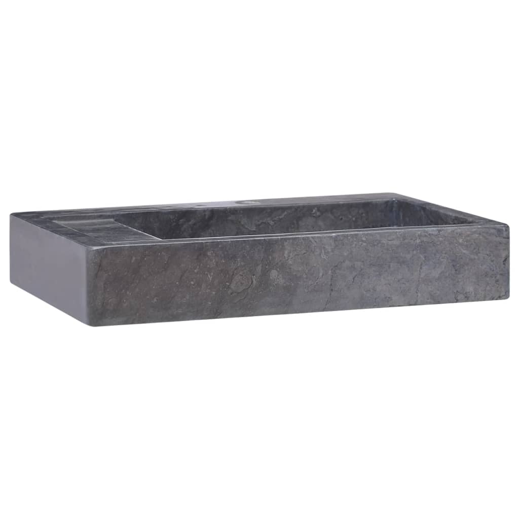 Pesuallas musta 58x39x10 cm marmori - Sisustajankoti.fi