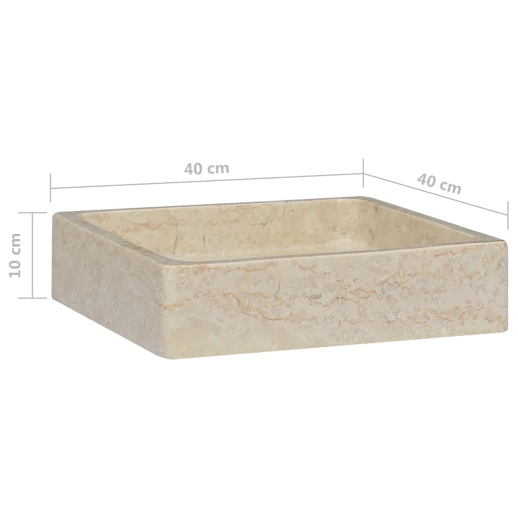 Pesuallas kerma 40x40x10 cm marmori - Sisustajankoti.fi