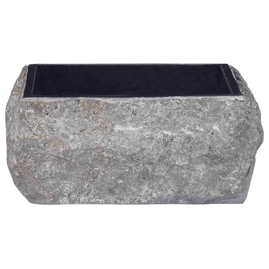 Pesuallas musta 30x30x13 cm marmori - Sisustajankoti.fi