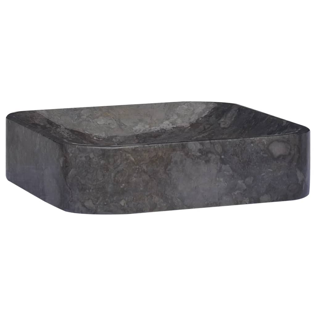 Pesuallas musta 40x40x10 cm marmori - Sisustajankoti.fi