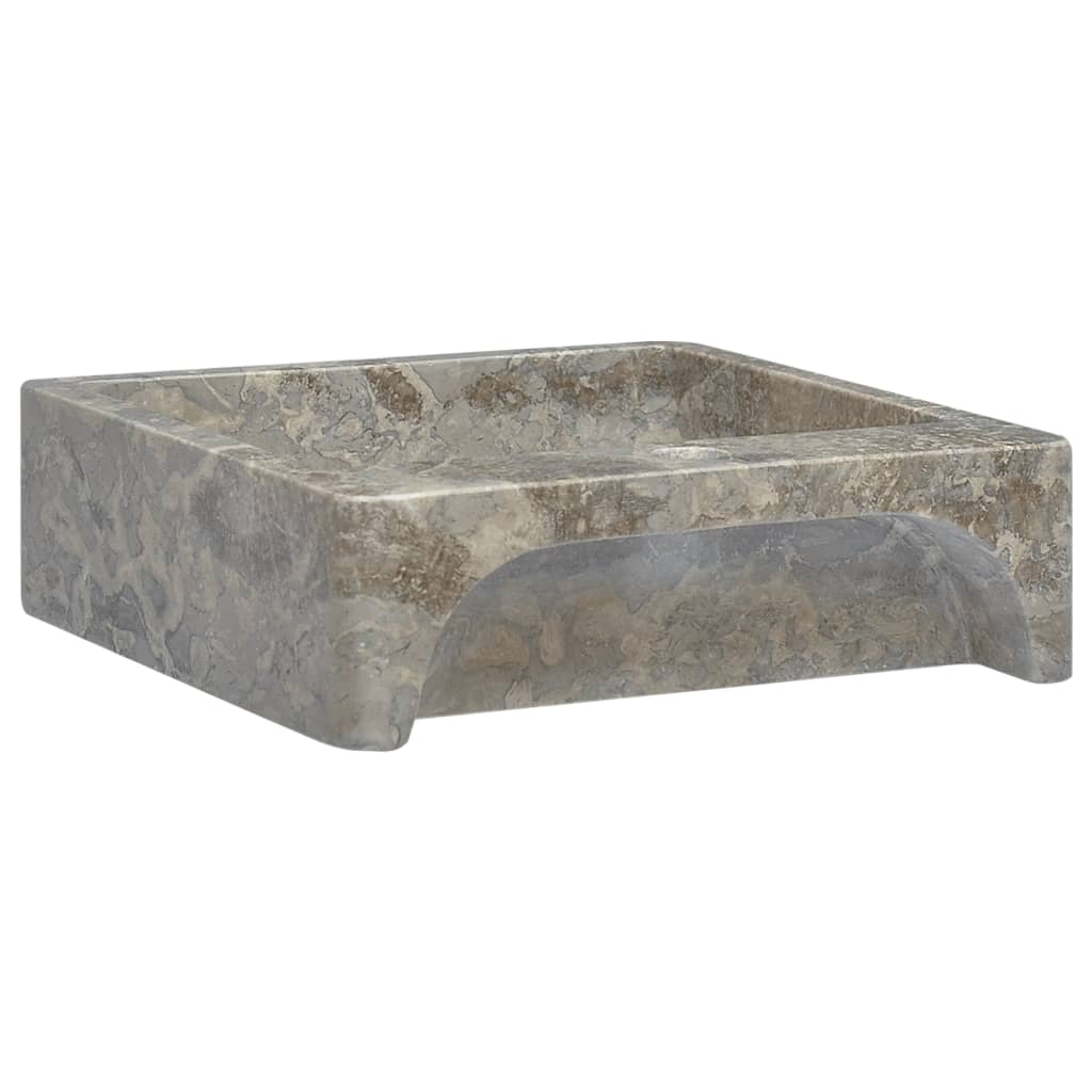 Pesuallas harmaa 40x40x12 cm marmori - Sisustajankoti.fi