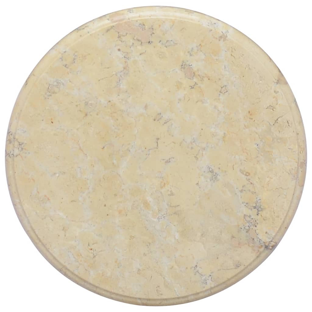 Pöytälevy kerma Ø40x2,5 cm marmori - Sisustajankoti.fi
