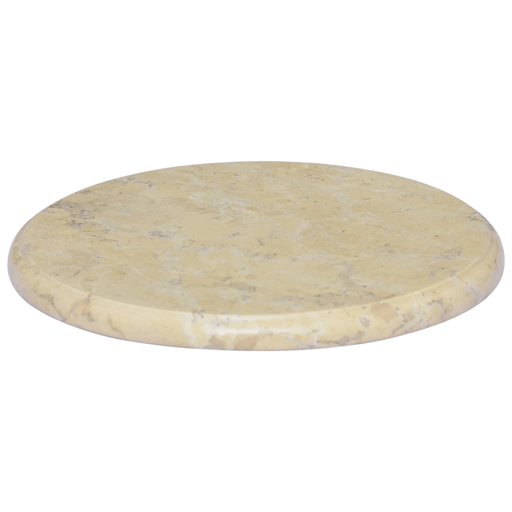 Pöytälevy kerma Ø40x2,5 cm marmori - Sisustajankoti.fi