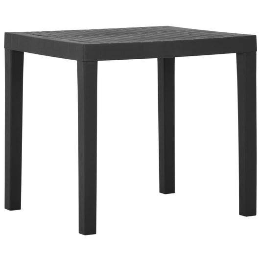 Puutarhapöytä harmaa 79x65x72 cm muovi - Sisustajankoti.fi