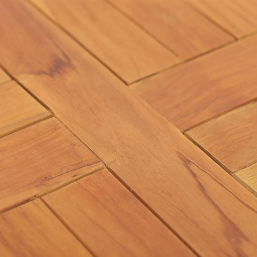 Pöytälevy täysi tiikki pyöreä 2,5 cm 40 cm - Sisustajankoti.fi