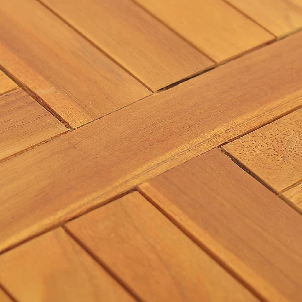 Pöytälevy täysi tiikki pyöreä 2,5 cm 50 cm - Sisustajankoti.fi