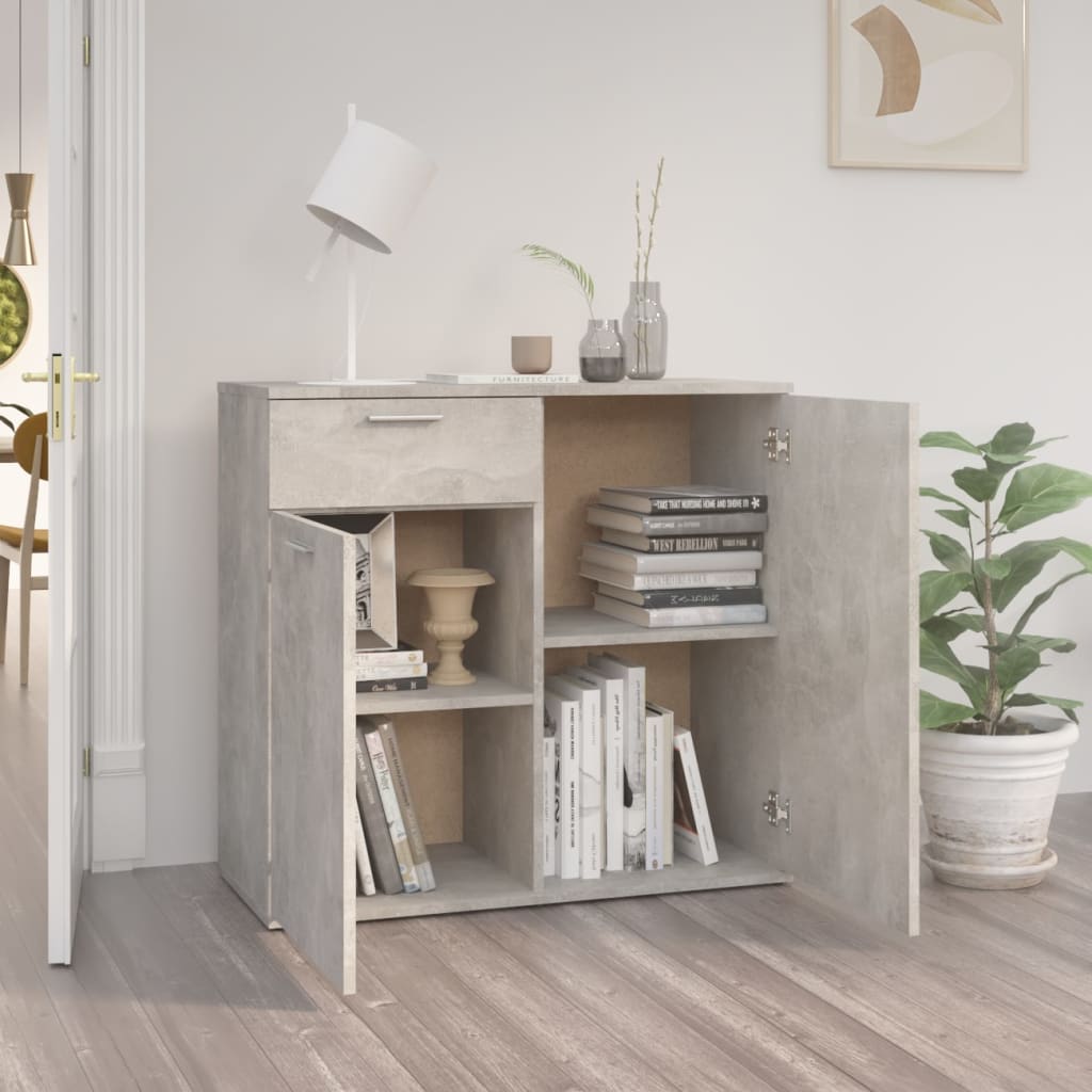Senkki betoninharmaa 80x36x75 cm - Sisustajankoti.fi