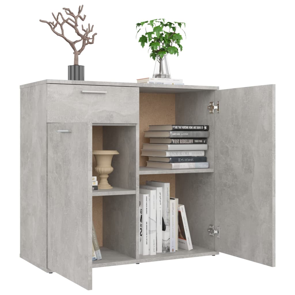 Senkki betoninharmaa 80x36x75 cm - Sisustajankoti.fi