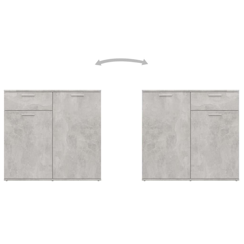 Senkki betoninharmaa 80x36x75 cm - Sisustajankoti.fi
