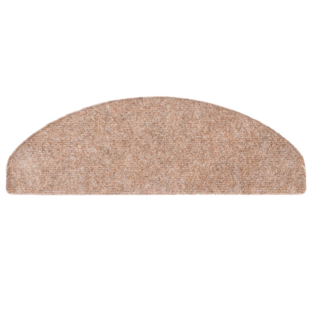 Itsekiinnittyvät porrasmatot 5 kpl ruskea 65x21x4cm neulahuopa - Sisustajankoti.fi