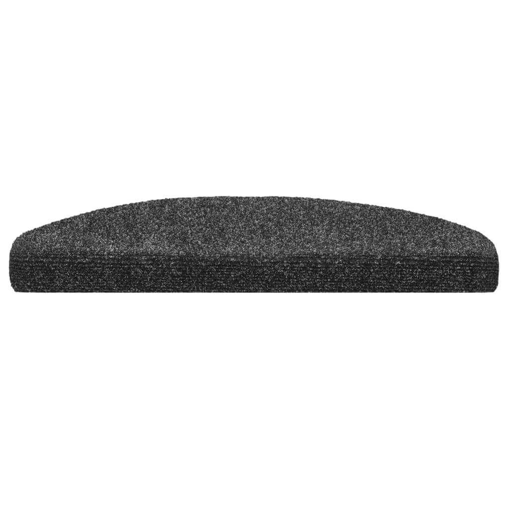 Itsekiinnittyvät porrasmatot 10 kpl tummanharmaa 65x21x4 cm - Sisustajankoti.fi