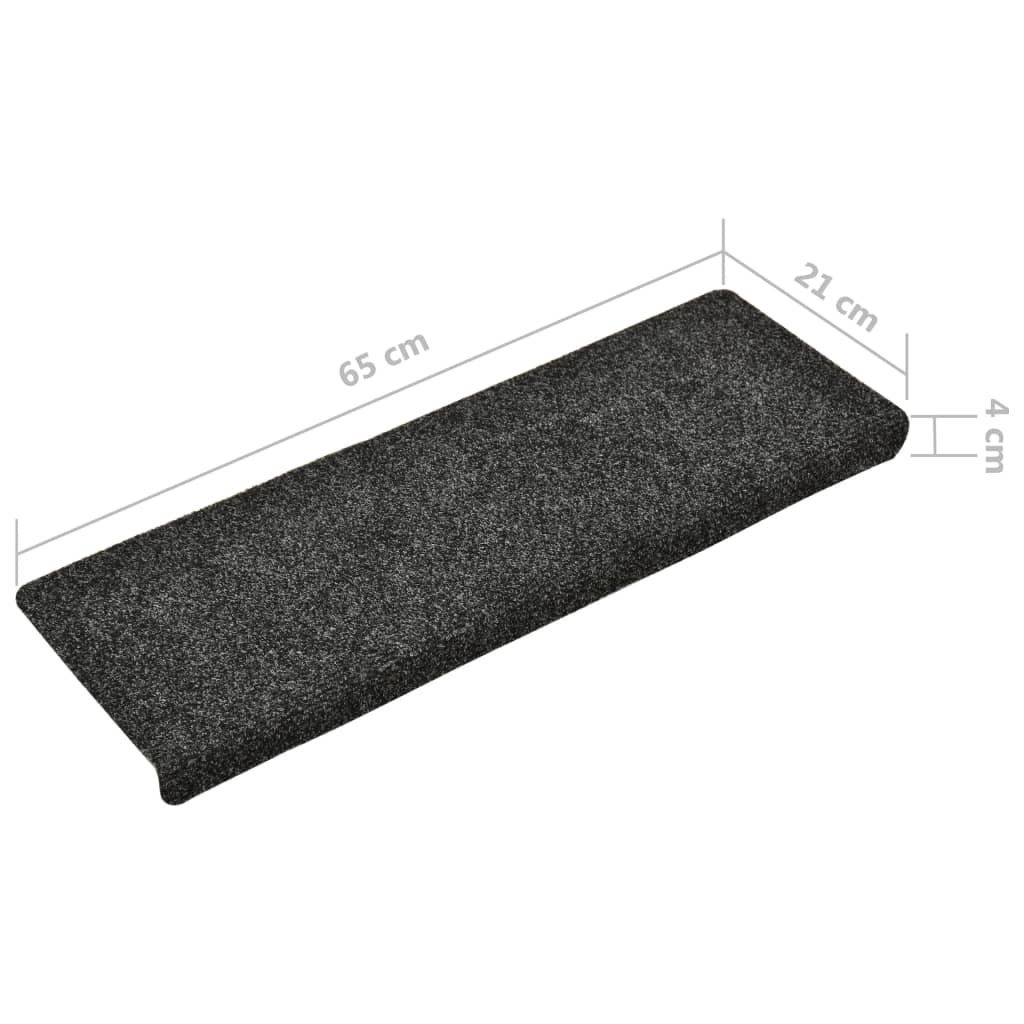 Porrasmatot 5 kpl harmaa 65x25 cm neulahuopa - Sisustajankoti.fi