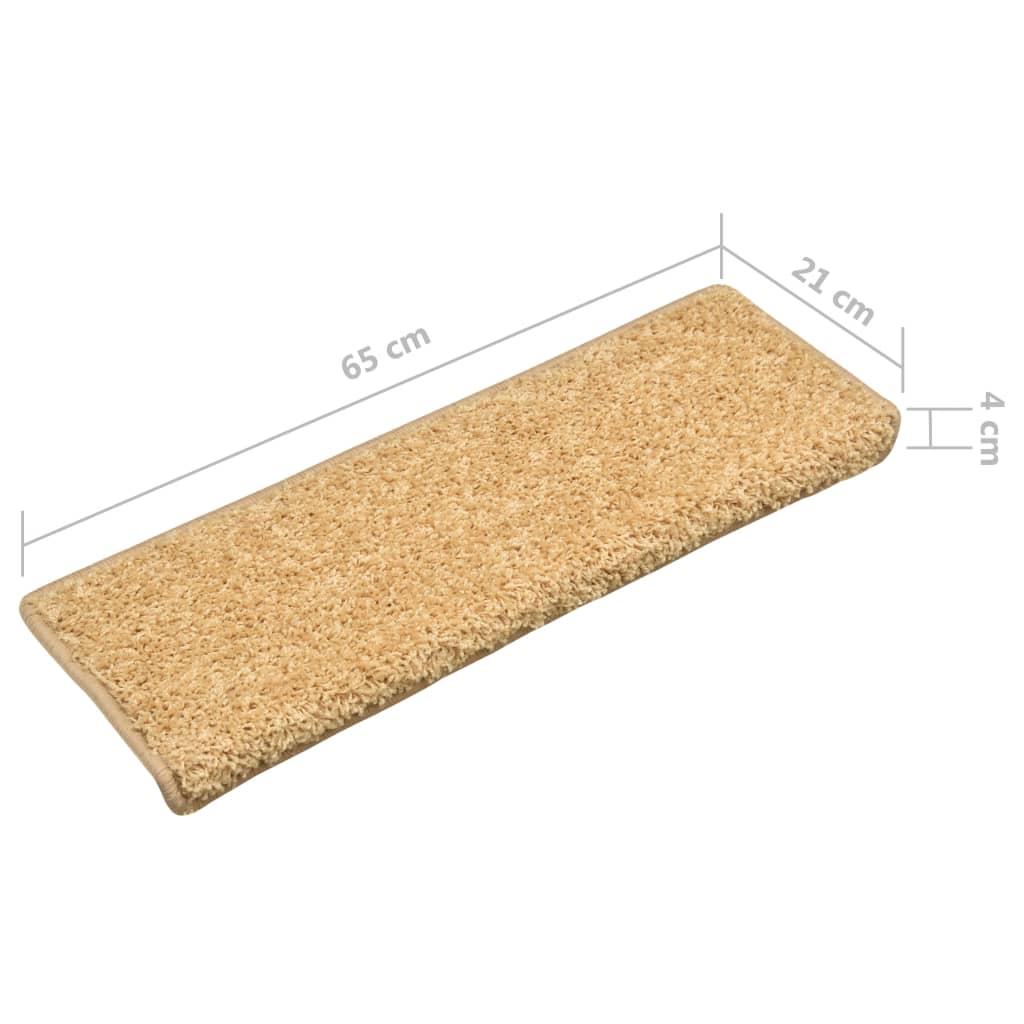 Porrasmatot 10 kpl 65x25 cm beige - Sisustajankoti.fi