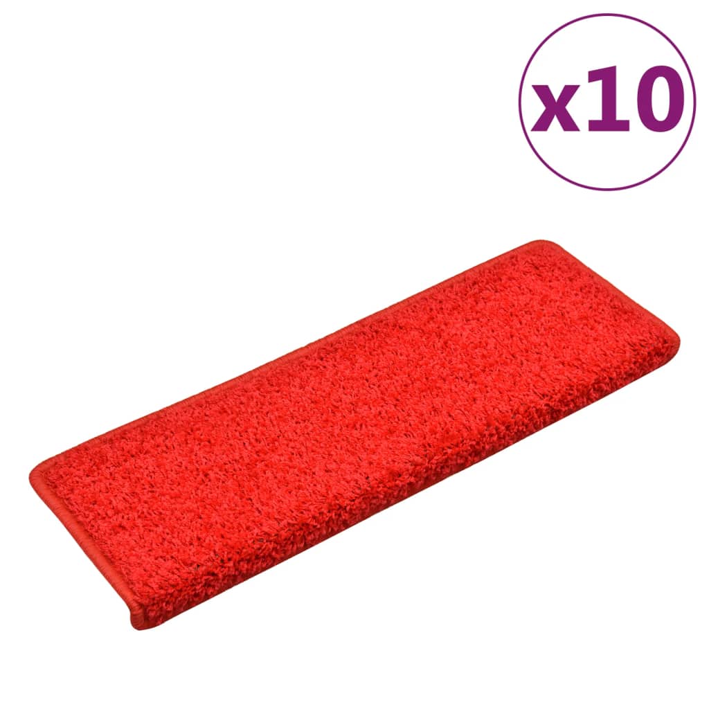 Porrasmatot 10 kpl 65x25 cm punainen - Sisustajankoti.fi