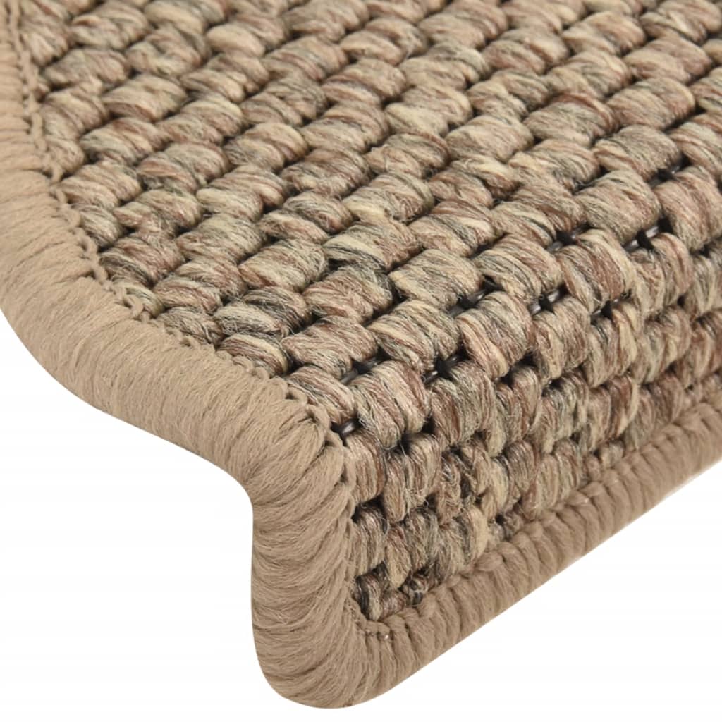 Itsekiinnittyvät porrasmatot sisaltyyli 15 kpl 65x25 cm beige - Sisustajankoti.fi