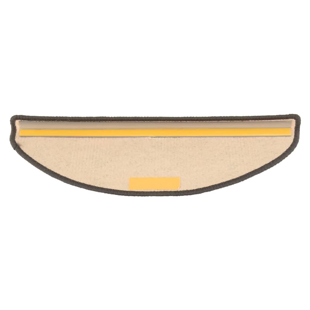 Itsekiinnittyvät porrasmatot 15 kpl harmaa ja beige 65x25 cm - Sisustajankoti.fi