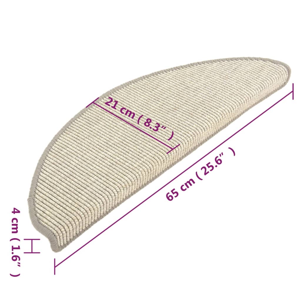 Itsekiinnittyvät porrasmatot 15 kpl hopea 65x25 cm - Sisustajankoti.fi