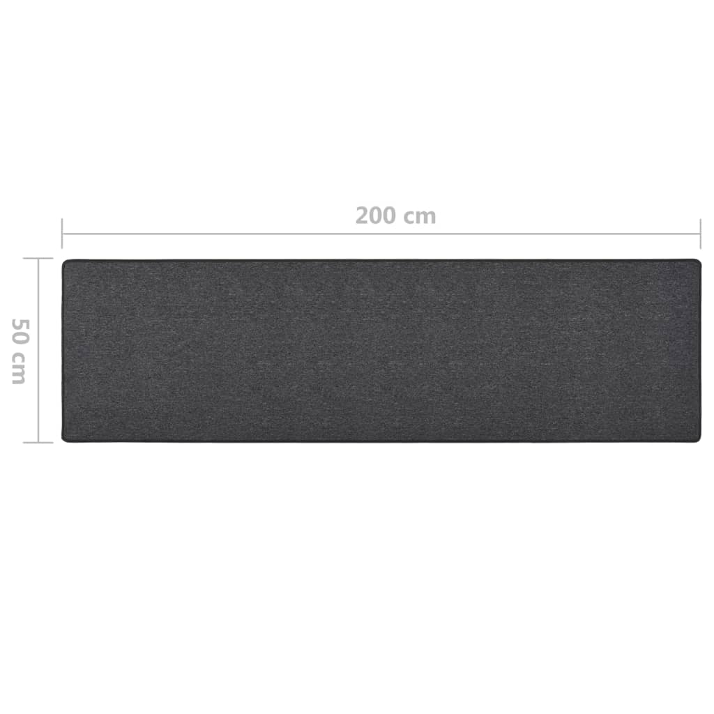 Käytävämatto antrasiitti 50x200 cm - Sisustajankoti.fi