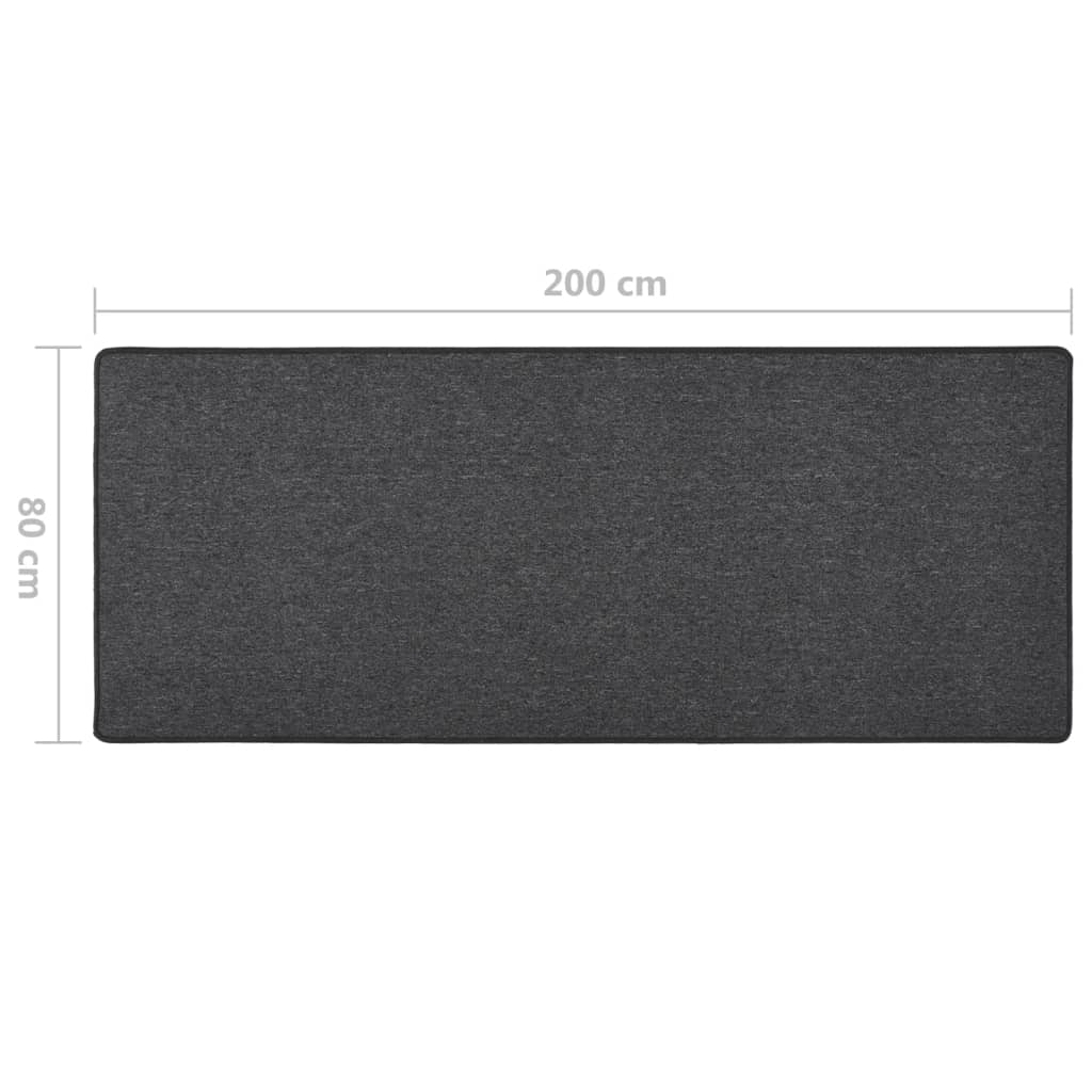 Käytävämatto antrasiitti 80x200 cm - Sisustajankoti.fi