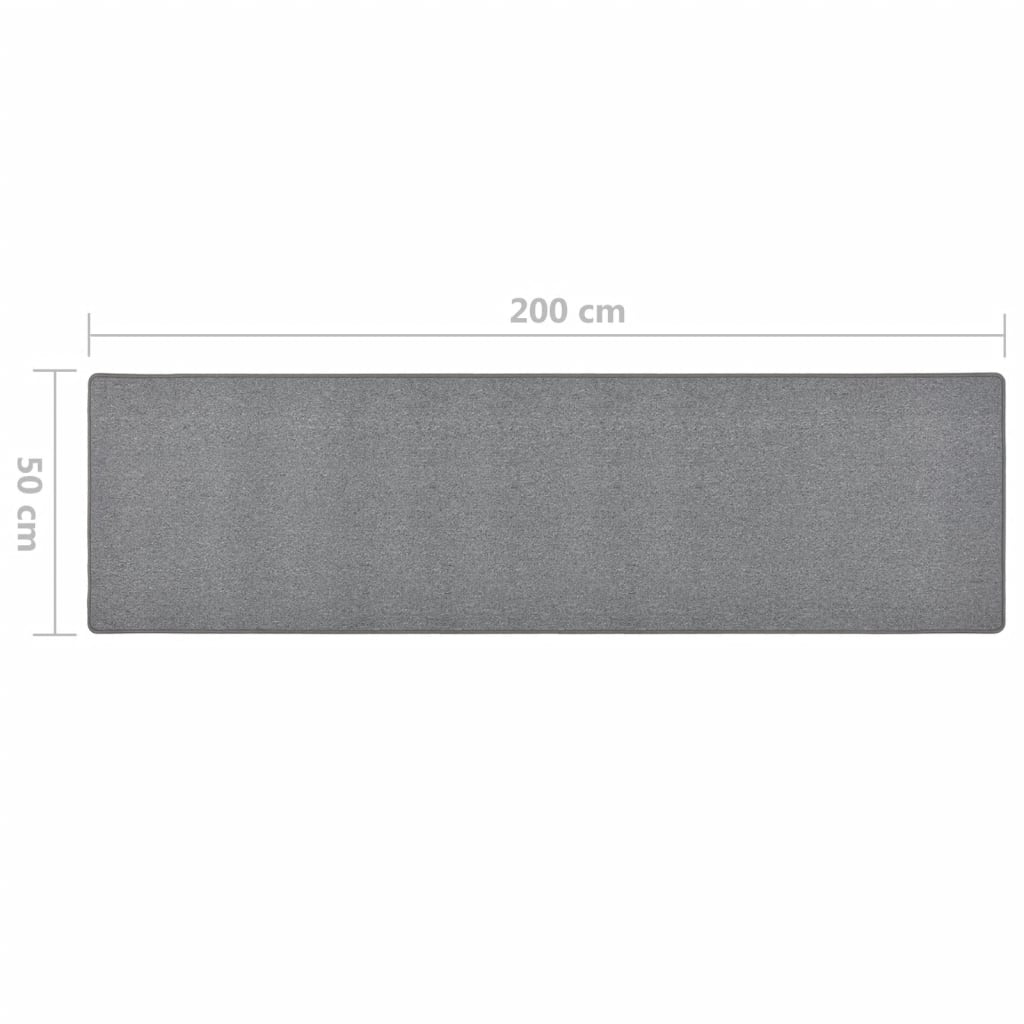 Käytävämatto tummanharmaa 50x200 cm - Sisustajankoti.fi
