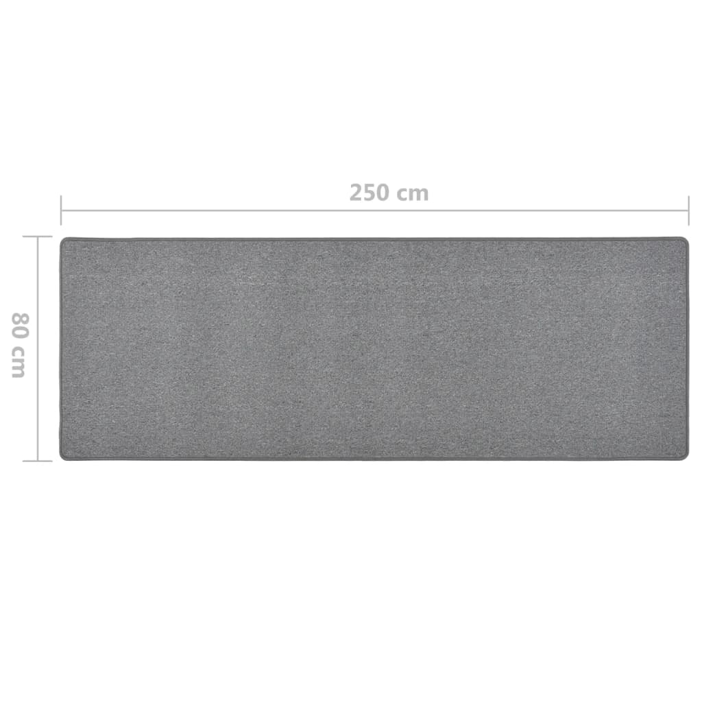 Käytävämatto tummanharmaa 80x250 cm - Sisustajankoti.fi