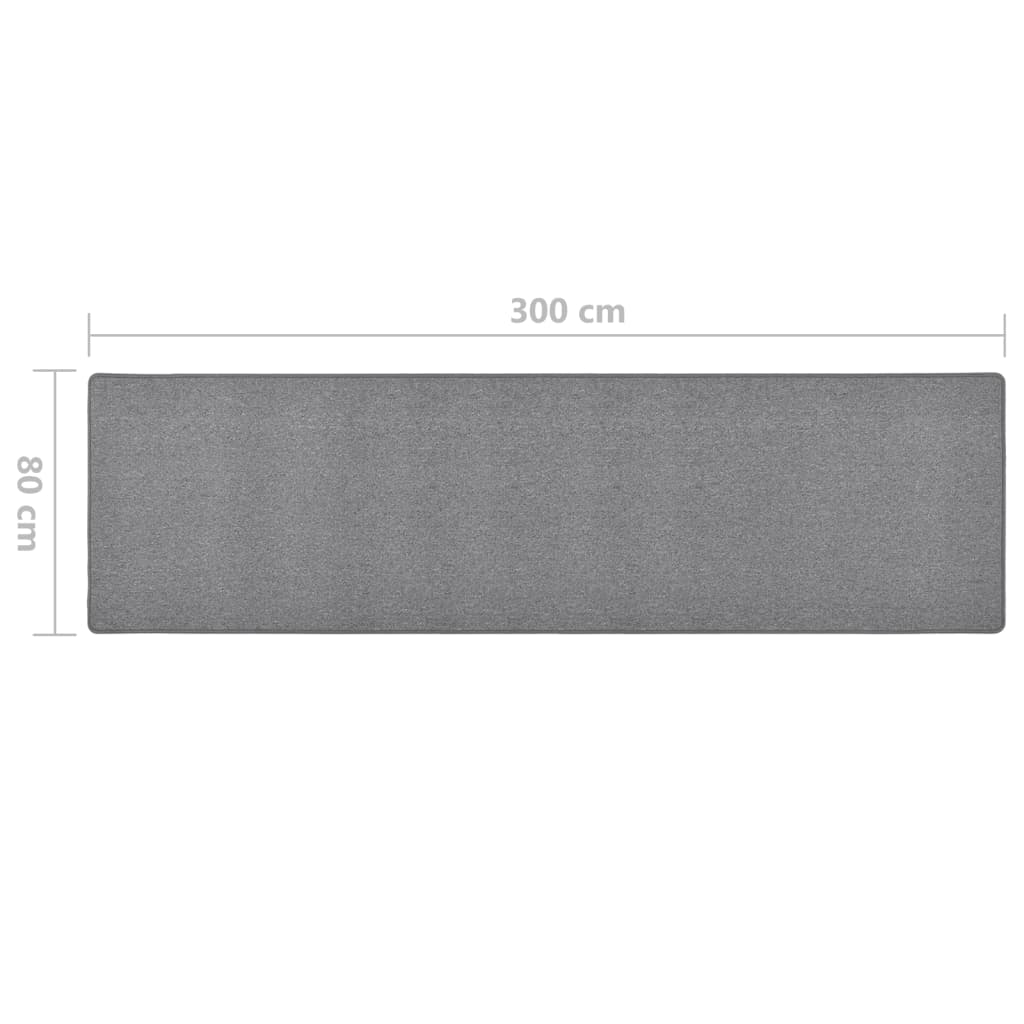Käytävämatto tummanharmaa 80x300 cm - Sisustajankoti.fi