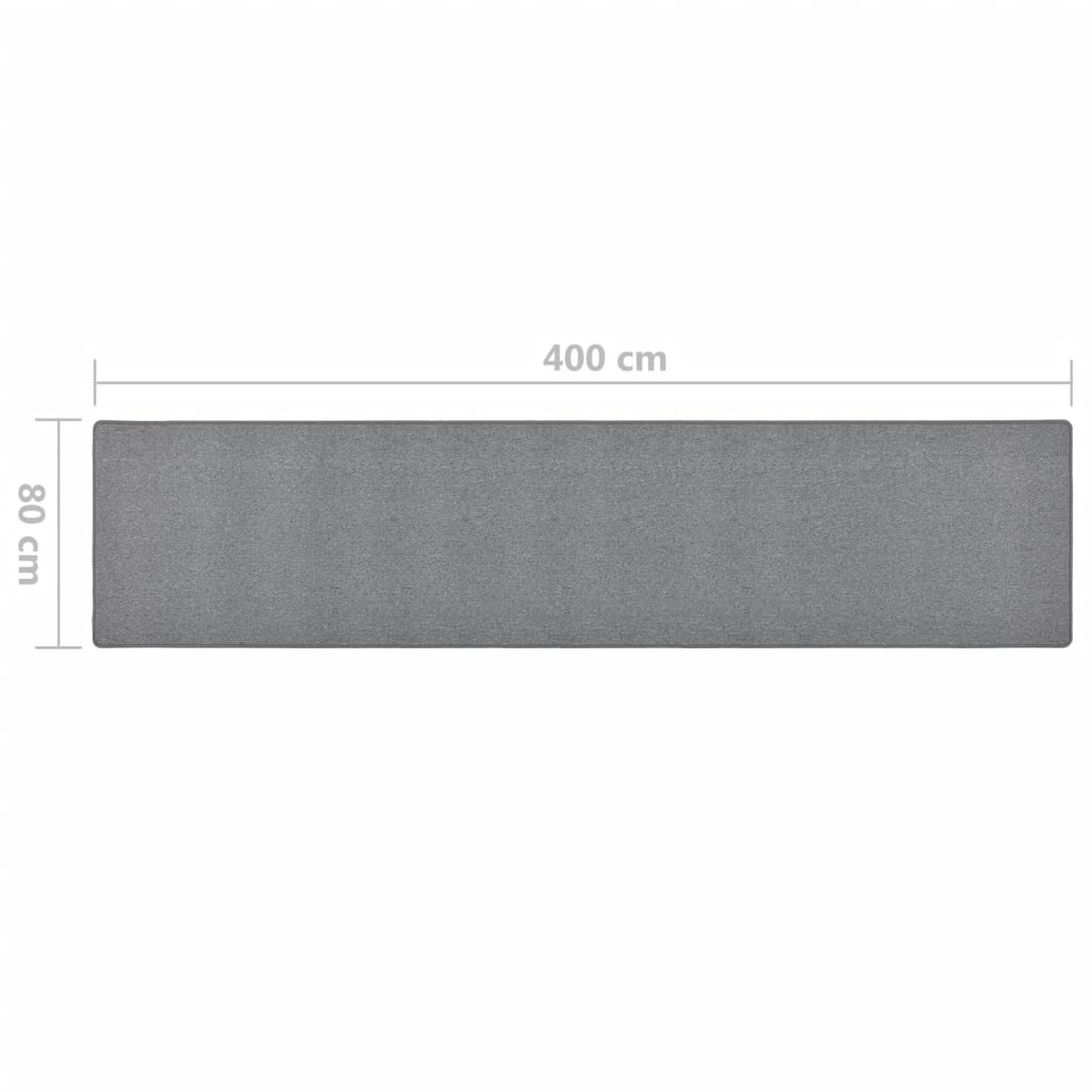 Käytävämatto tummanharmaa 80x400 cm - Sisustajankoti.fi