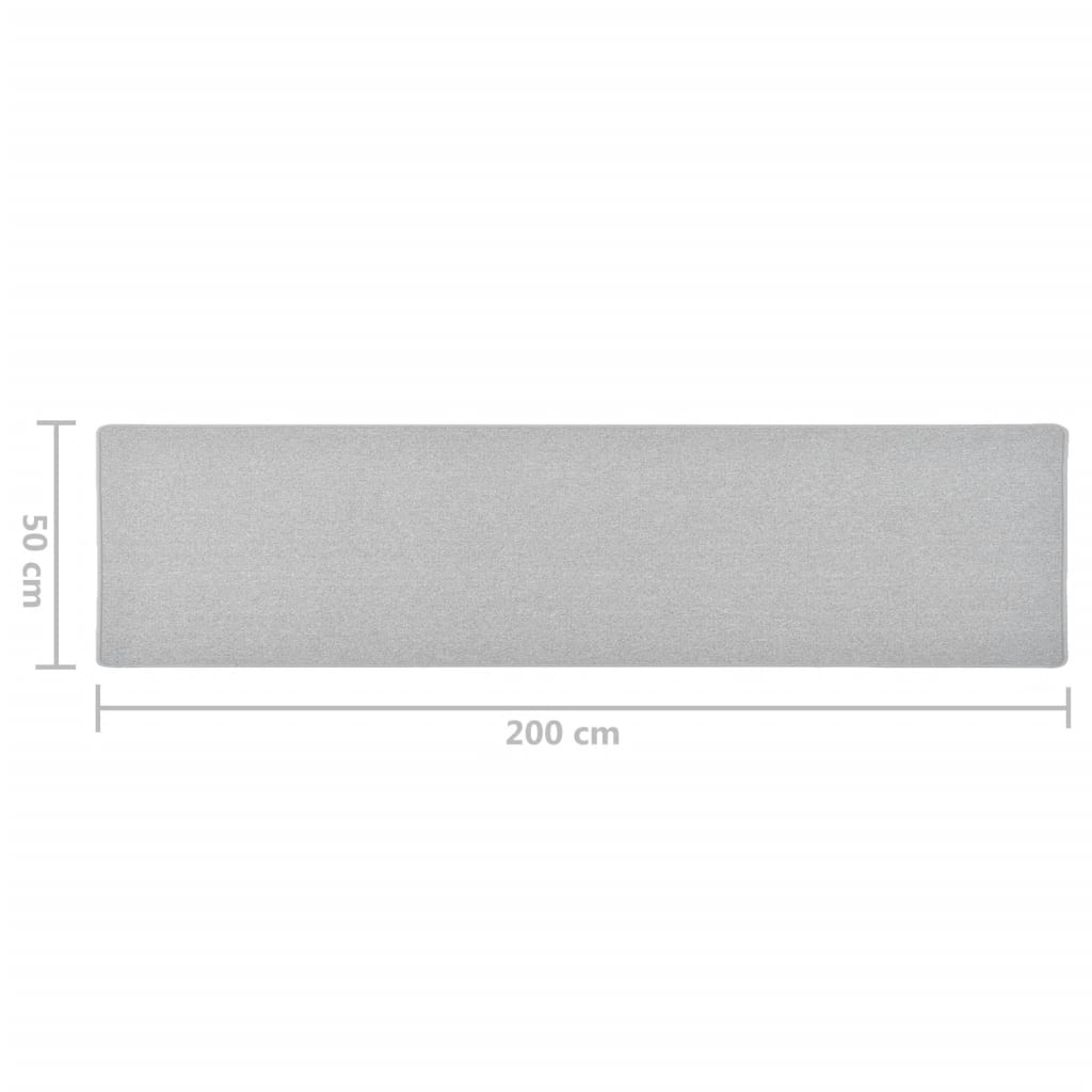 Käytävämatto vaaleanharmaa 50x200 cm - Sisustajankoti.fi