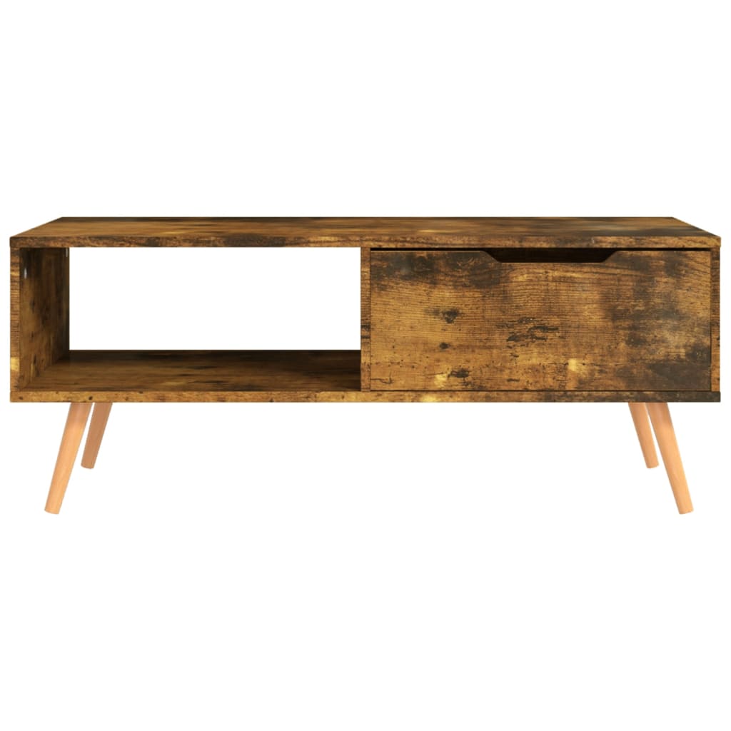 Sohvapöytä savutammi 100x49,5x43 cm lastulevy - Sisustajankoti.fi