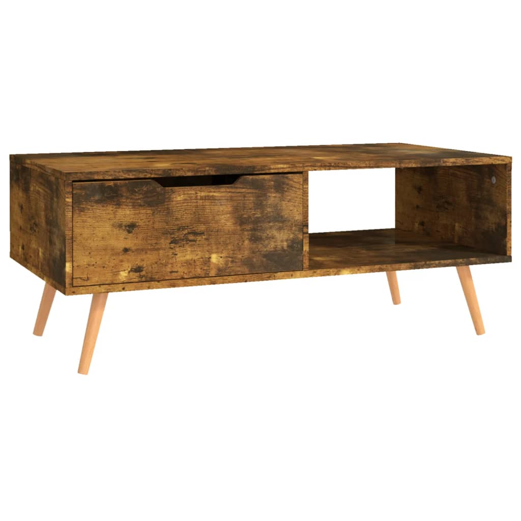 Sohvapöytä savutammi 100x49,5x43 cm lastulevy - Sisustajankoti.fi