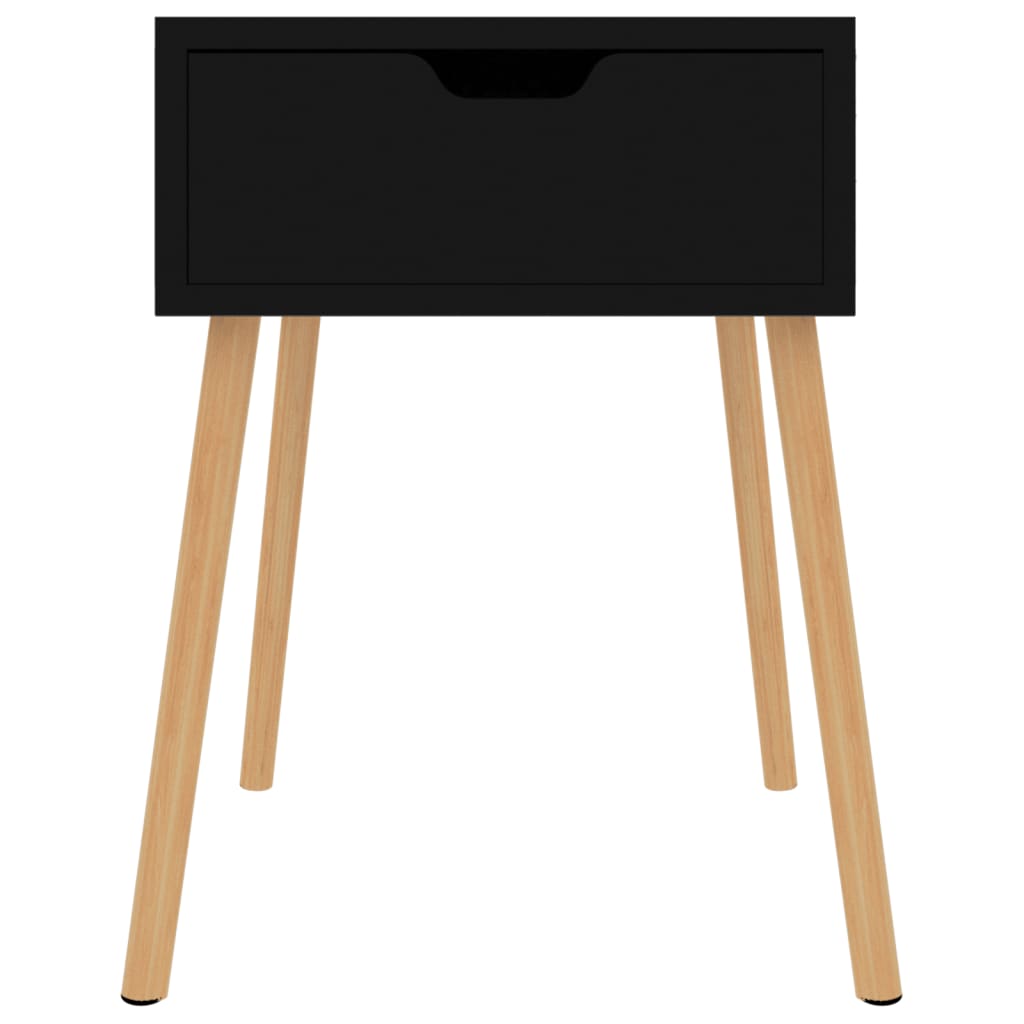 Yöpöydät 2 kpl musta 40x40x56 cm lastulevy - Sisustajankoti.fi