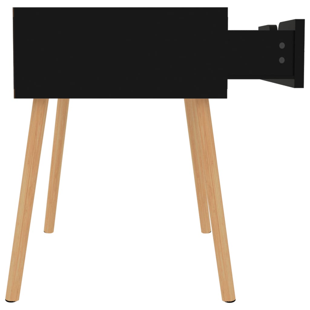 Yöpöydät 2 kpl musta 40x40x56 cm lastulevy - Sisustajankoti.fi