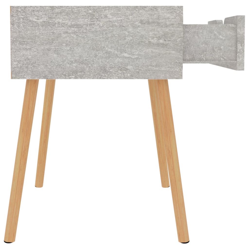 Yöpöytä betoninharmaa 40x40x56 cm lastulevy - Sisustajankoti.fi