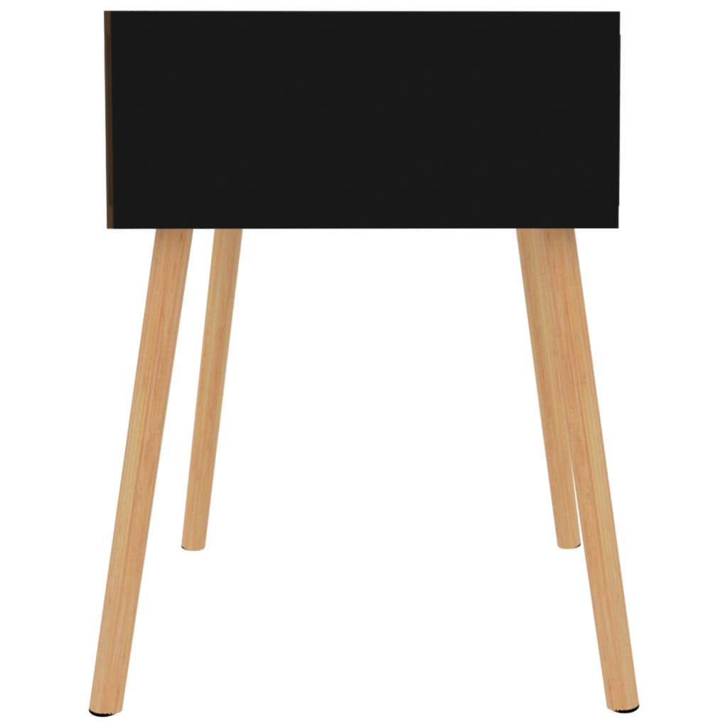 Yöpöytä korkeakiilto musta 40x40x56 cm lastulevy - Sisustajankoti.fi