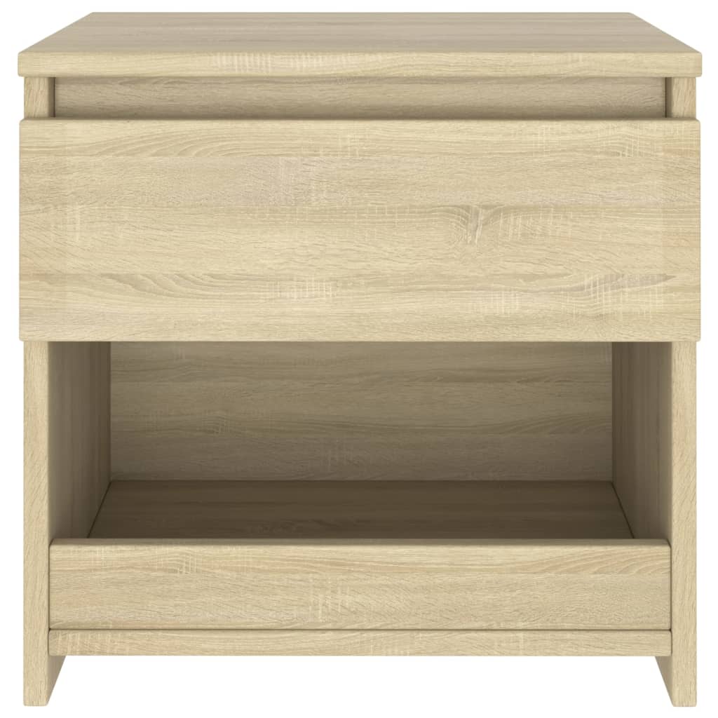 Yöpöydät 2 kpl Sonoma tammi 40x30x39 cm lastulevy - Sisustajankoti.fi