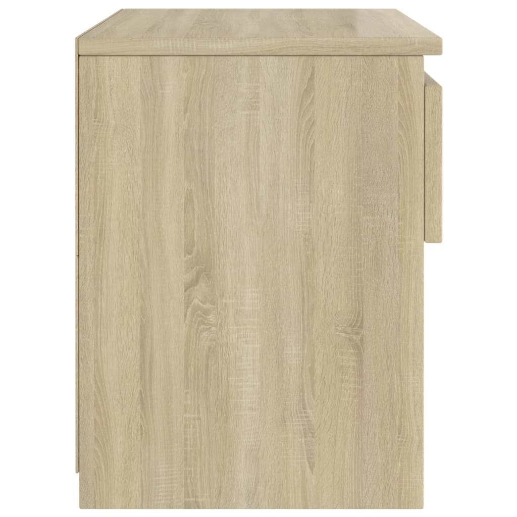 Yöpöydät 2 kpl Sonoma tammi 40x30x39 cm lastulevy - Sisustajankoti.fi