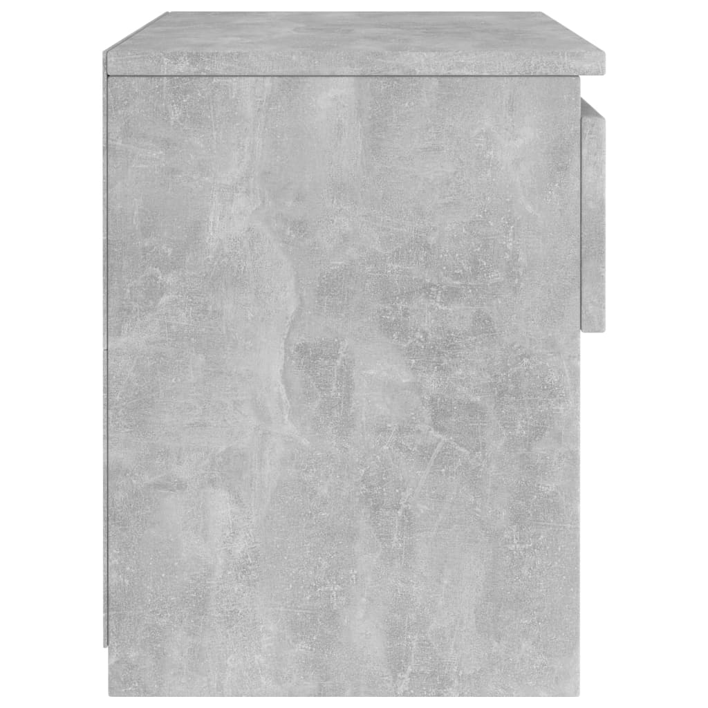 Yöpöydät 2 kpl betoninharmaa 40x30x39 cm lastulevy - Sisustajankoti.fi