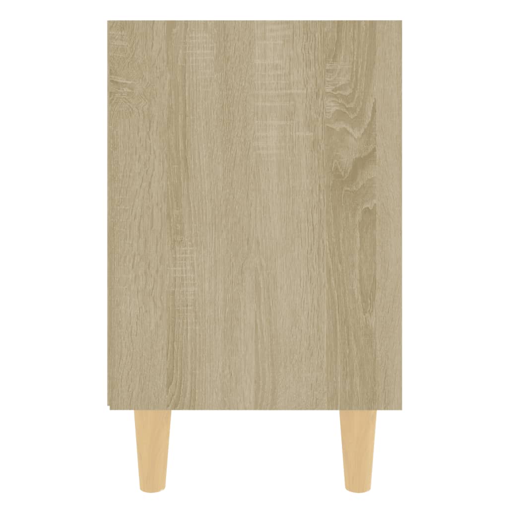 Yöpöydät täyspuujaloilla 2 kpl Sonoma-tammi 40x30x50 cm - Sisustajankoti.fi