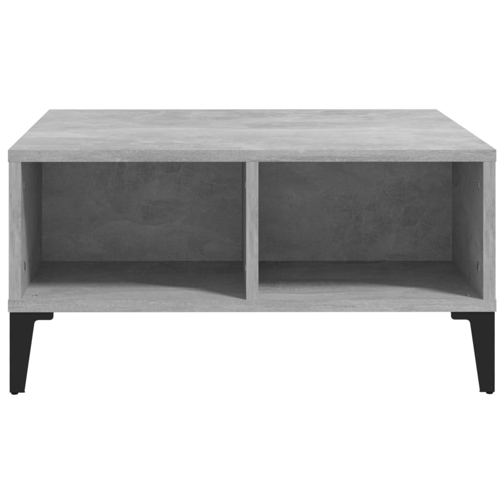 Sohvapöytä betoninharmaa 60x60x30 cm lastulevy - Sisustajankoti.fi