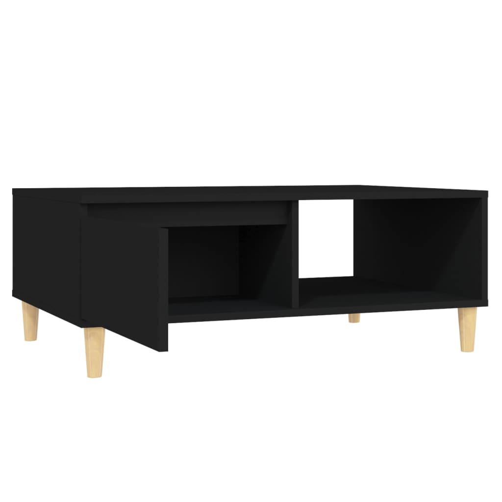 Sohvapöytä musta 90x60x35 cm lastulevy - Sisustajankoti.fi